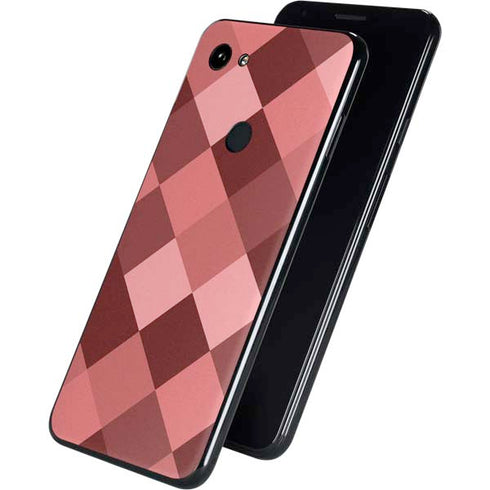 Autumn Red Geometric Google Pixel 3a XL Skin